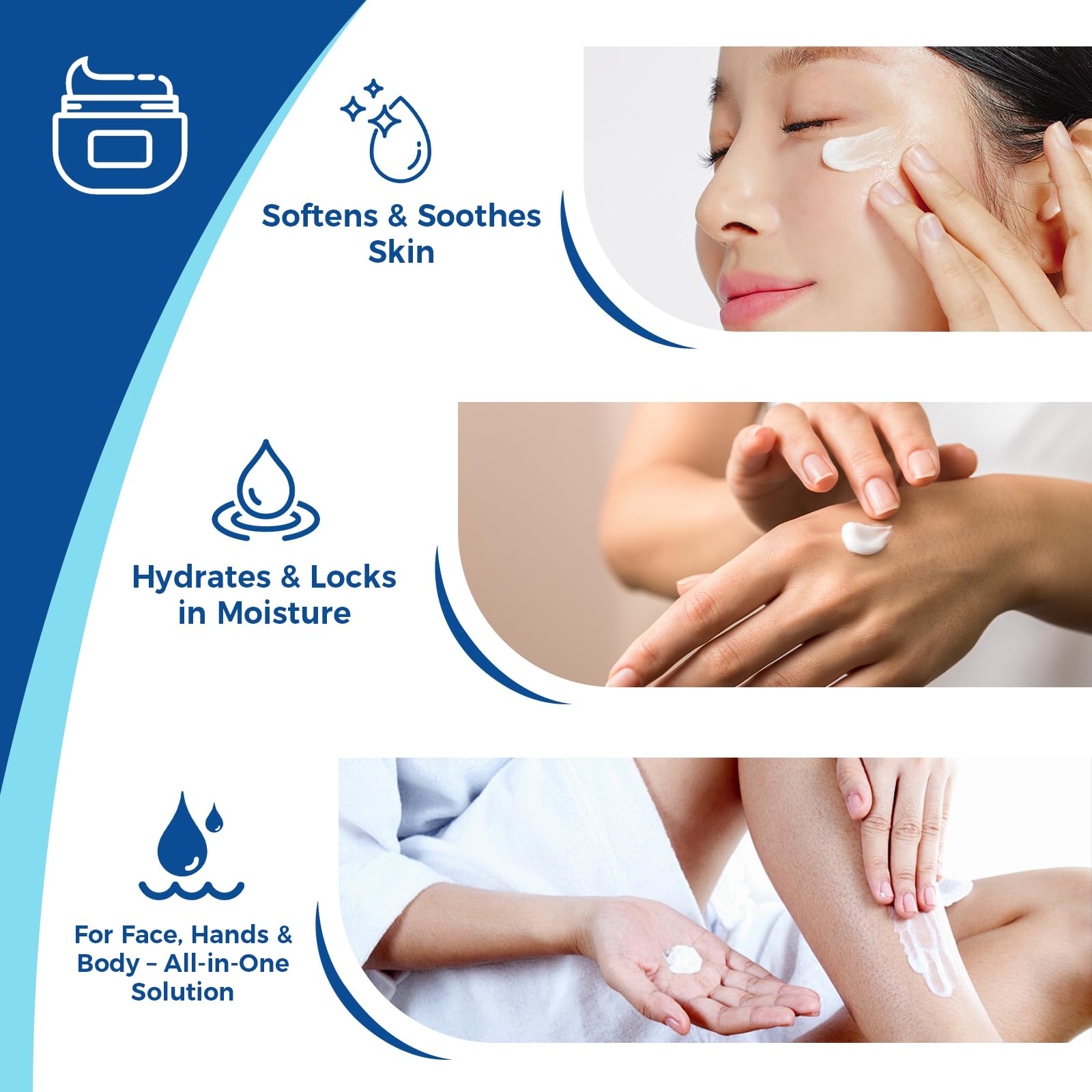 OUKEYA crema urea manos aplicada, suave y no grasa.
