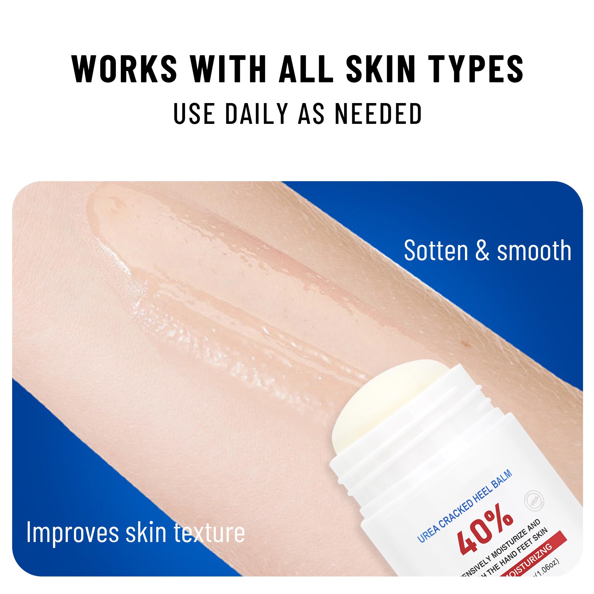 OUKEYA Urea Cream Stick 40% compact packaging ideal for travel