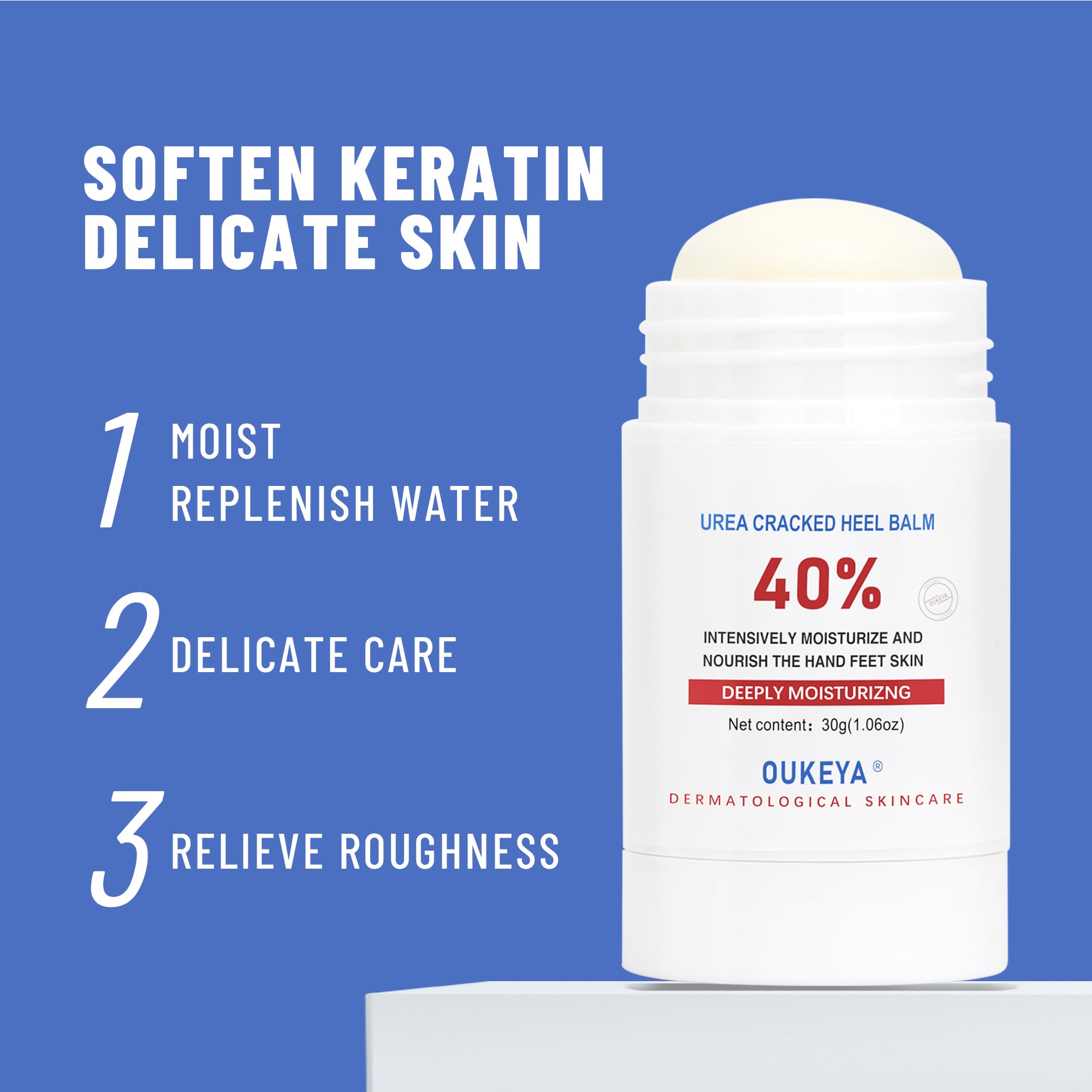 OUKEYA Urea Cream 40% portable stick for daily care anywhere