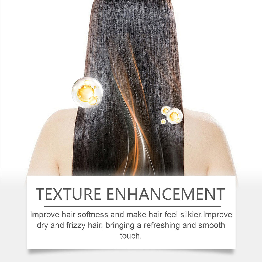 OUKPANE Acondicionador sin enjuague, hidrata sin grasa y mantiene la melena con brillo natural.