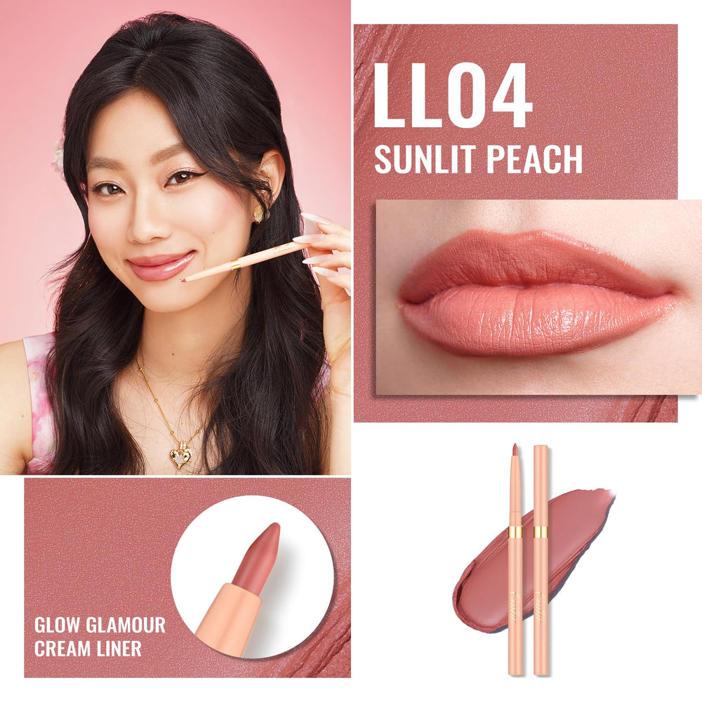 Delineador labial Oulac con textura suave y cremosa para uso preciso.