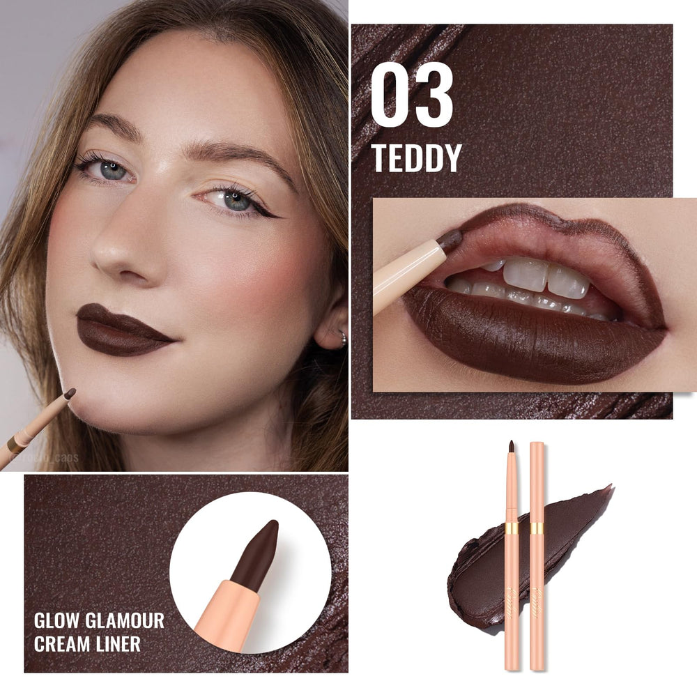 Delineador labial Oulac no se corre, look duradero.