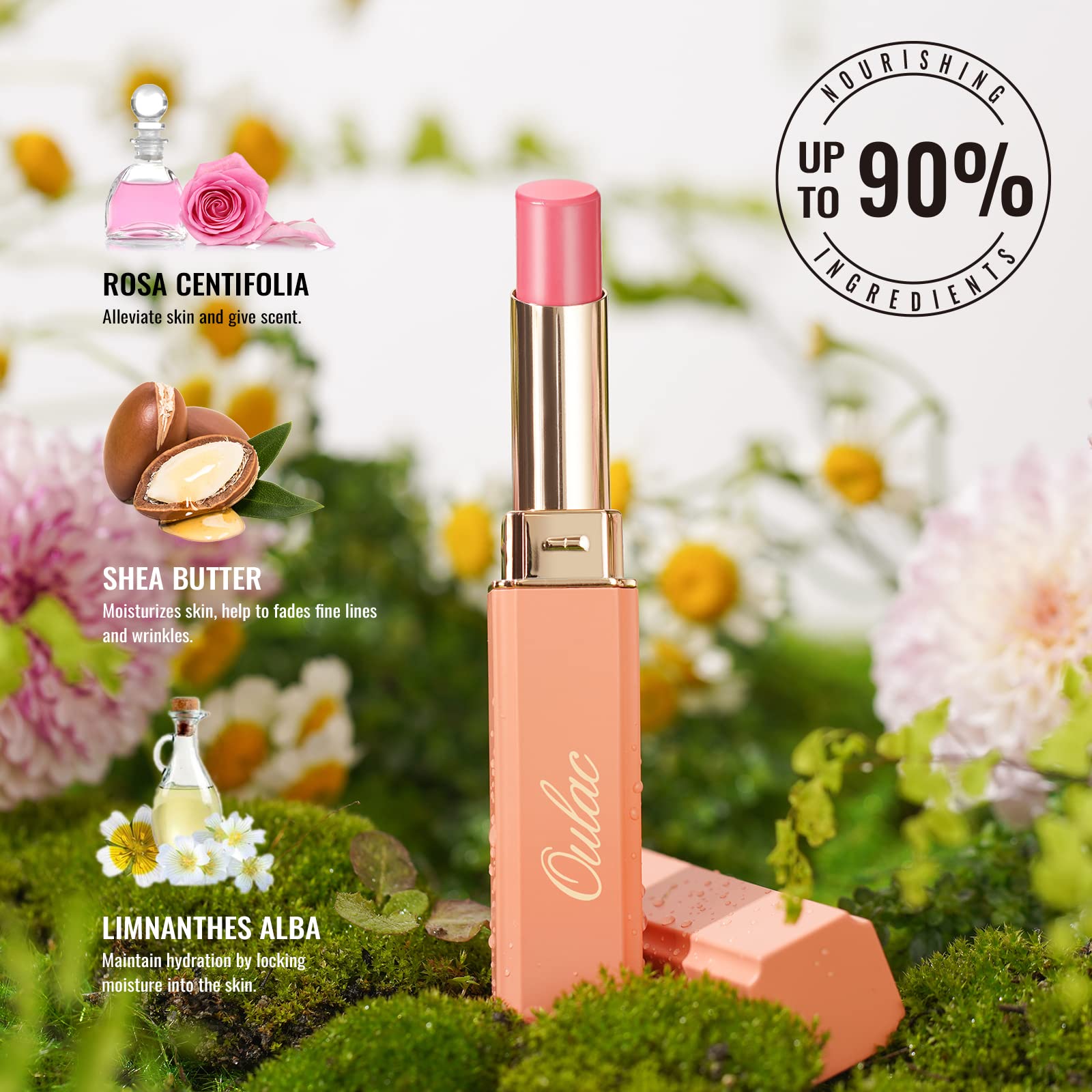 Oulac labial compacto y ligero para llevar en bolso