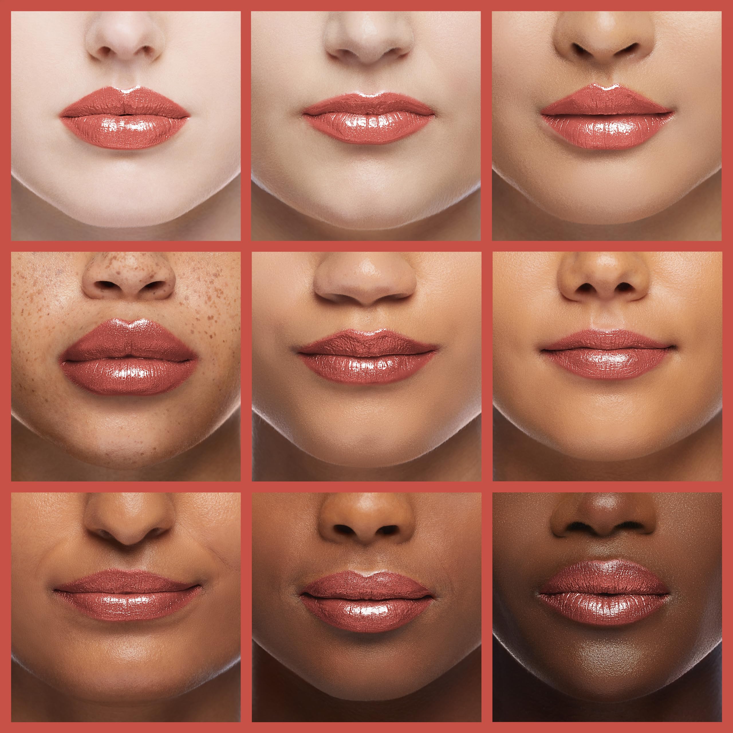 Oulac labial packaging lujo con espejo para retoques rápidos
