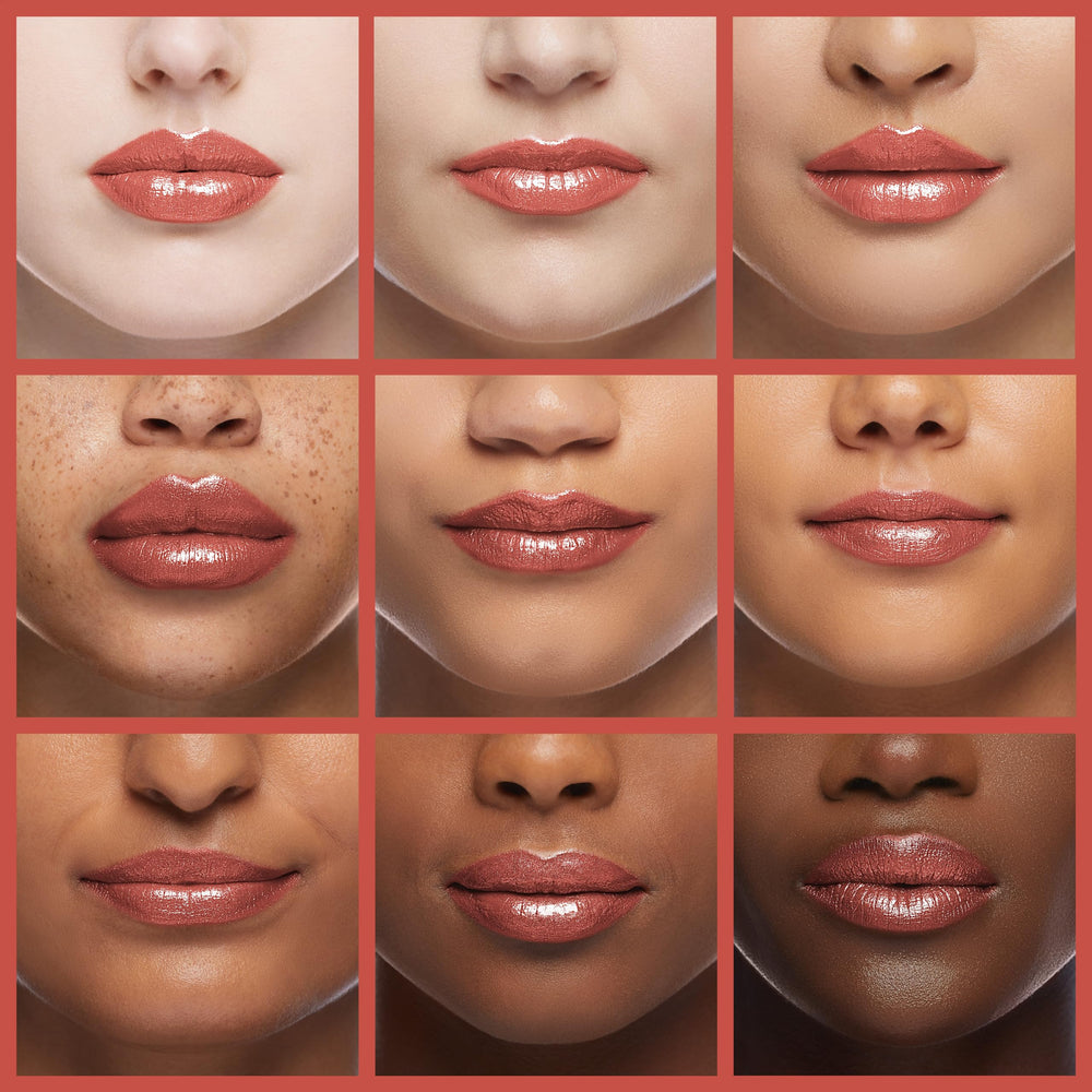 Oulac labial packaging lujo con espejo para retoques rápidos