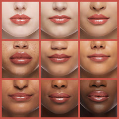 Oulac labial packaging lujo con espejo para retoques rápidos