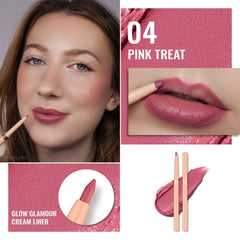 Oulac Rosa Delicia delineador-ojos retráctil para trazos suaves y precisos.