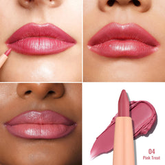 Oulac Rosa Delicia delineador labial retráctil con textura mate de larga duración.