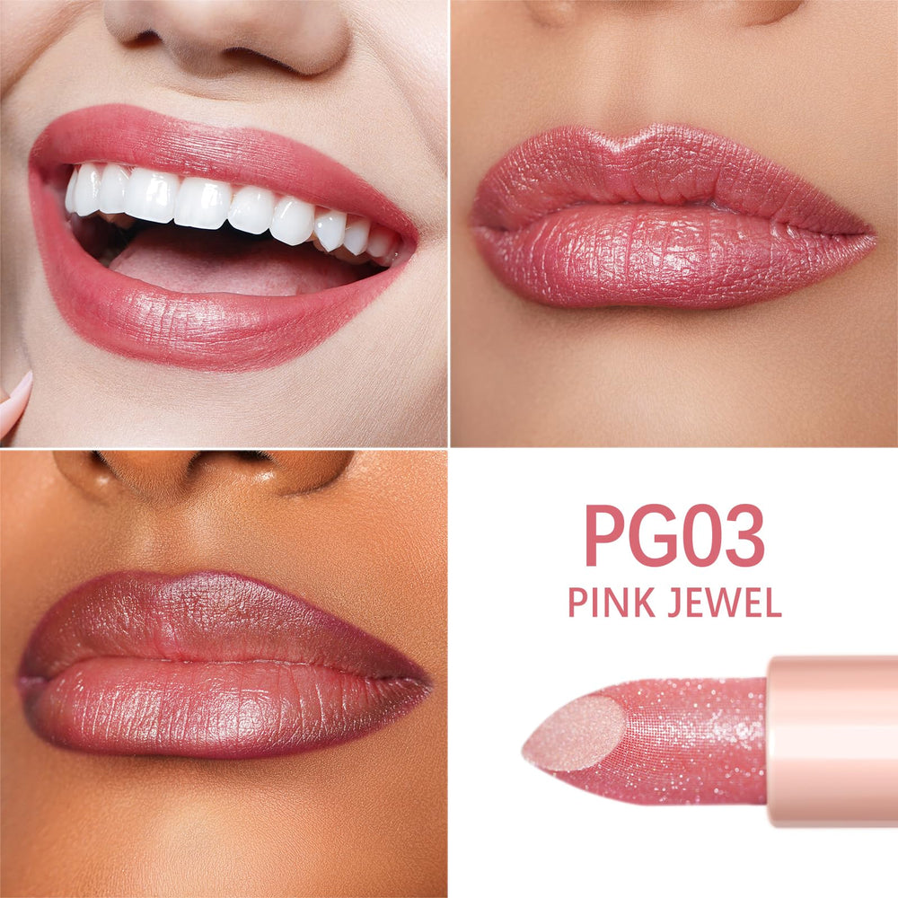 Oulac Pink Jewel close-up highlights shea butter-rich formula