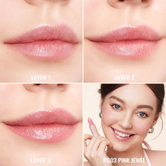 Oulac Pink Jewel glow finish adds gentle radiance