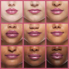 Pintalabios Oulac Rosa con cobertura total para labios definidos.