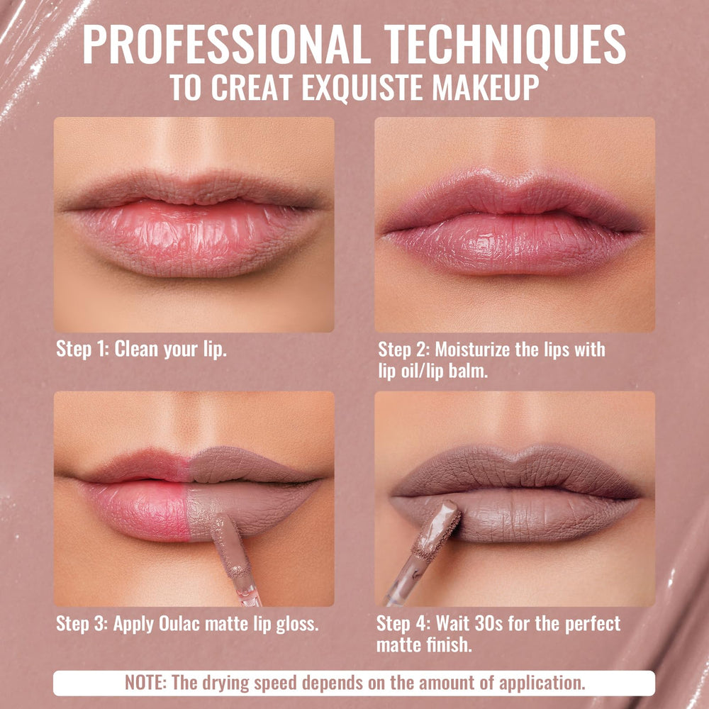 Oulac vegan cruelty-free lipstick supports clean beauty choices.