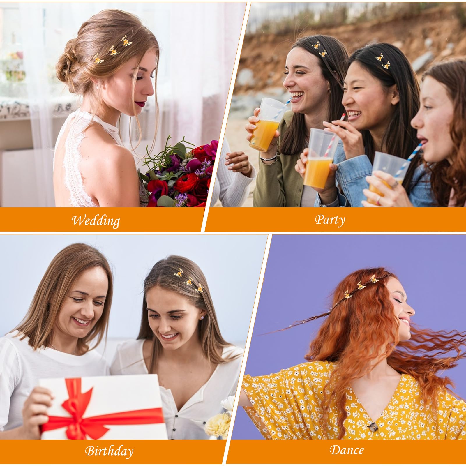 Ouligay pinza para cabello y accesorios de moda, uso diario
