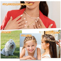 Ouligay pinza para cabello pequeño con mariposa dorada ideal para peinados finos