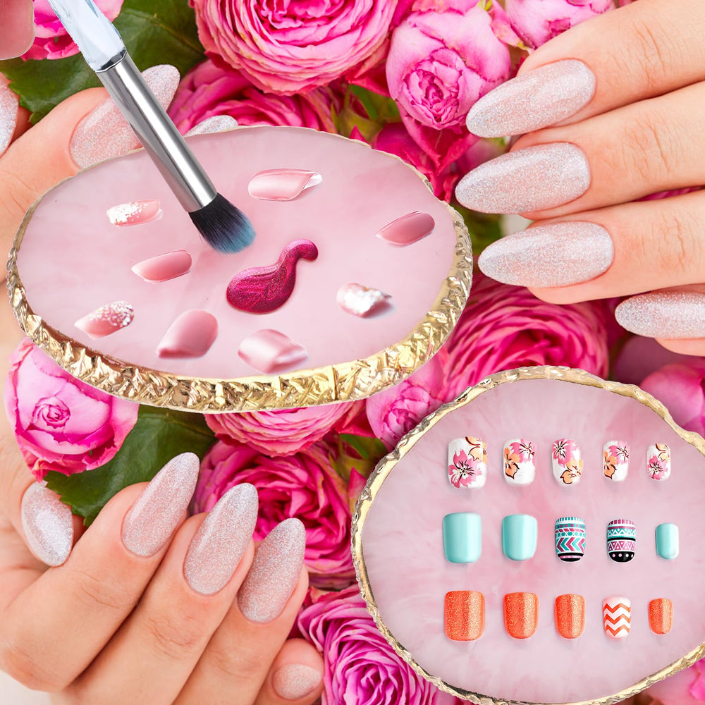 Ouligay paleta con diseño irregular para creatividad en uñas