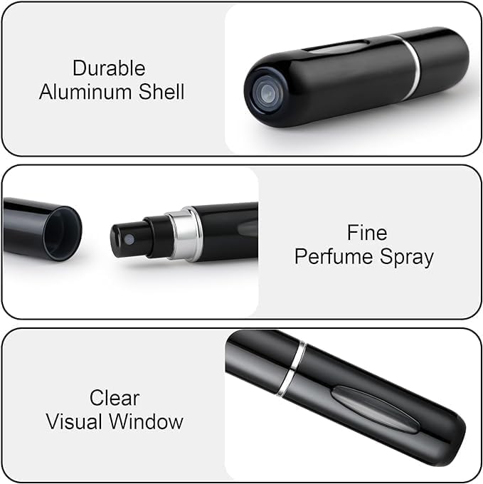 OUMOR mini spray bottle ideal for daily fragrance needs.