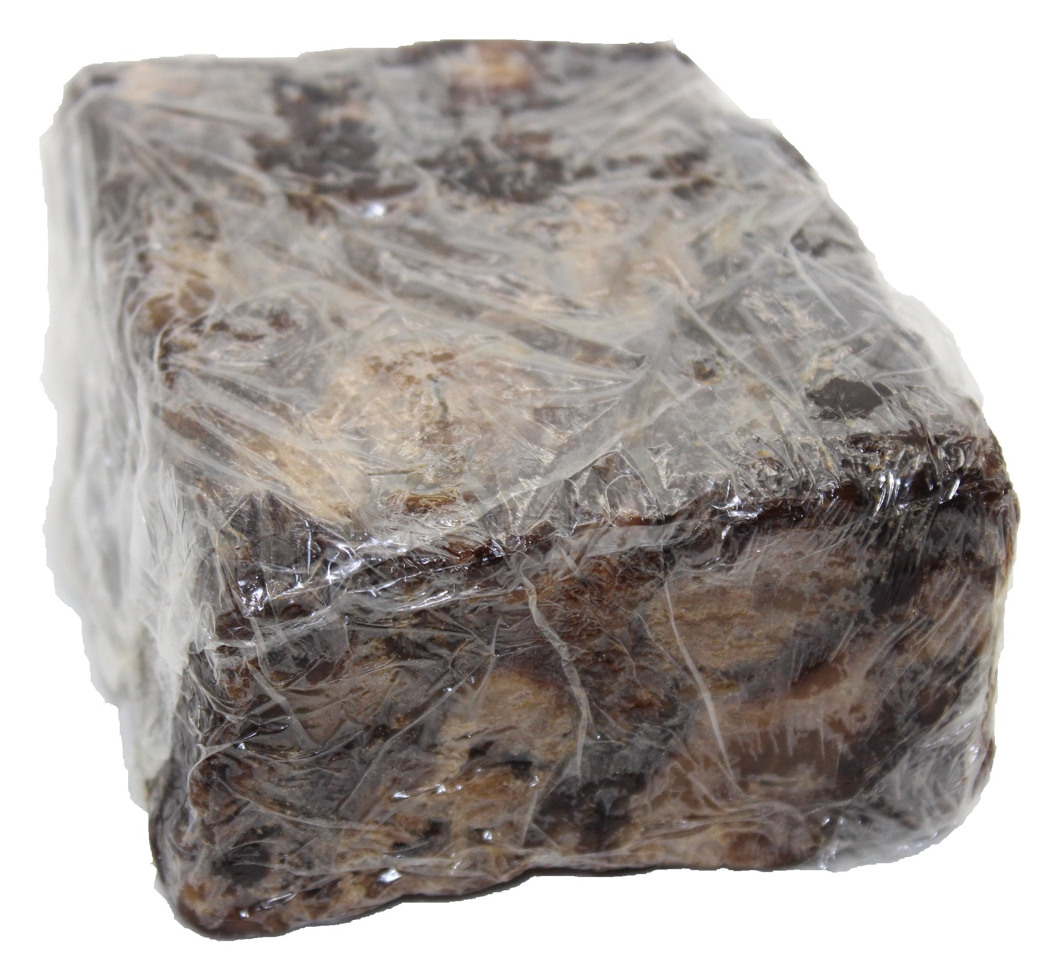 Our Earth's Secrets Textura natural del jabón negro africano ideal para exfoliar suavemente