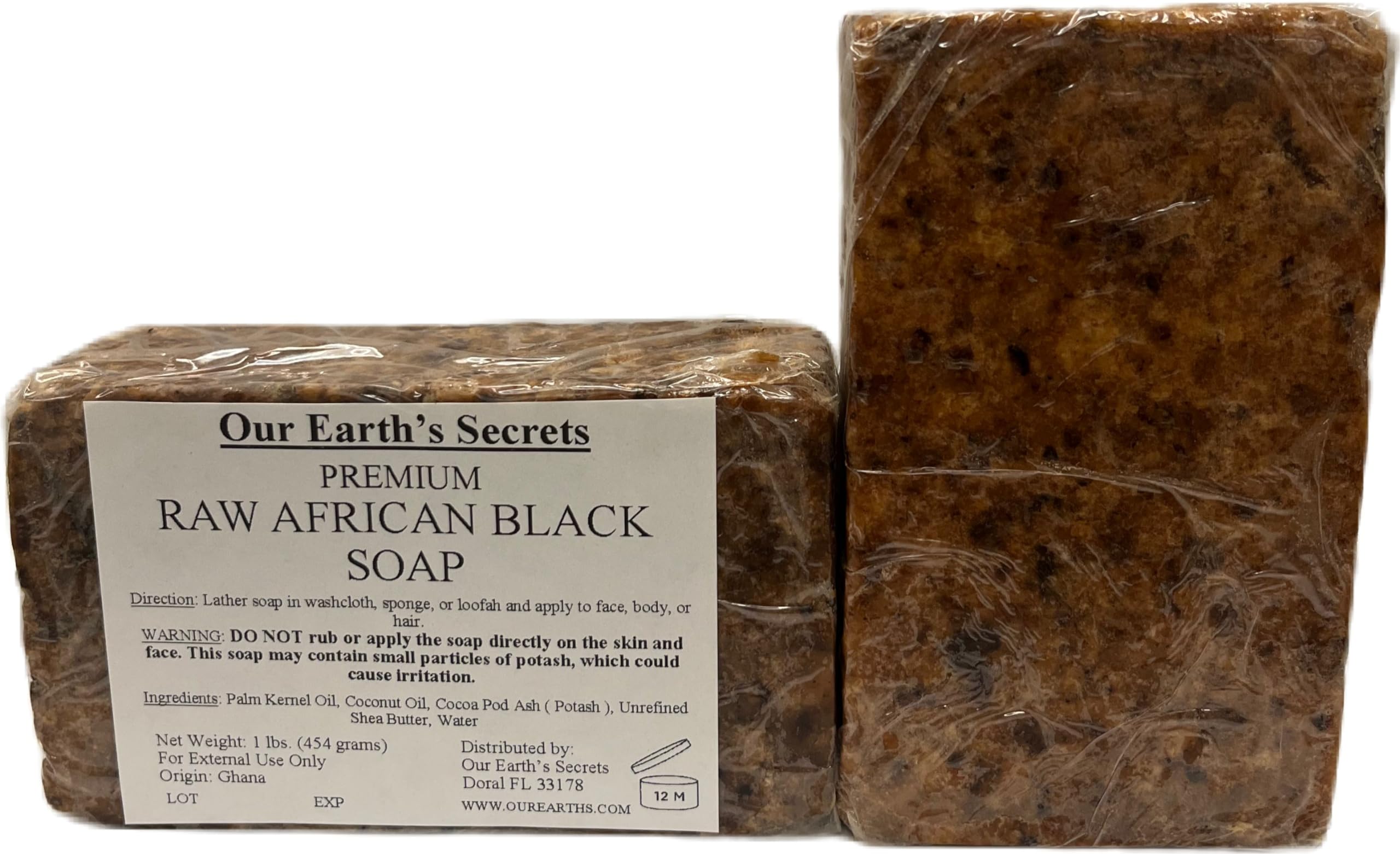 Our Earth's Secrets Usos recomendados: piel, cuerpo y cabello sin fragancias