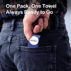 Ourmed Life expands to a large 12x10 inch towel for full coverage.