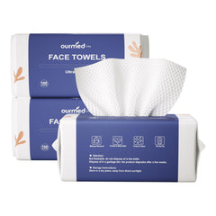 Ourmed Life face towels with dot texture for gentle cleansing on the skin