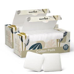 Ourmed Life large cotton pads for face, broad coverage for makeup removal.