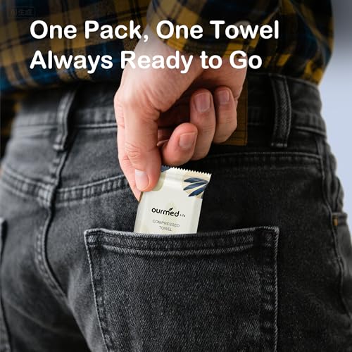 Ourmed Life: toallas comprimidas compactas y portátiles para viaje.
