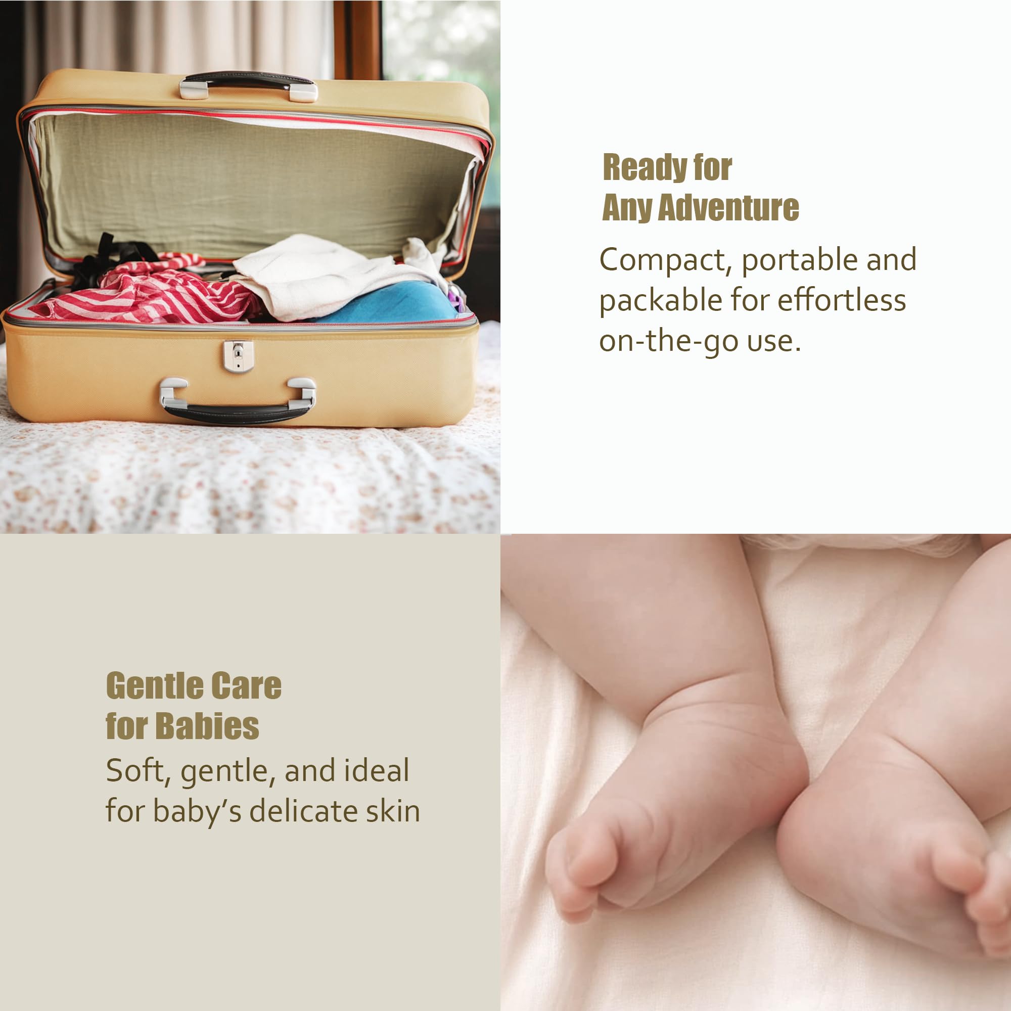 sin fragancia ourmed life, aptas para piel sensible.