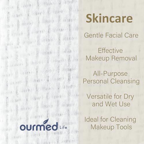 Ourmed Life: toallas faciales sin pelusa para piel sensible.