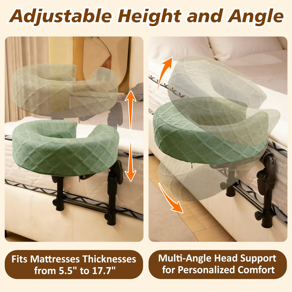 OURSHE 300-degree adjustable angle supports comfortable head positioning