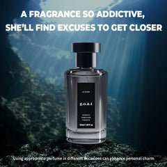 OUSHANG Midnight Marine Man bottle closeup highlighting woody amber notes.