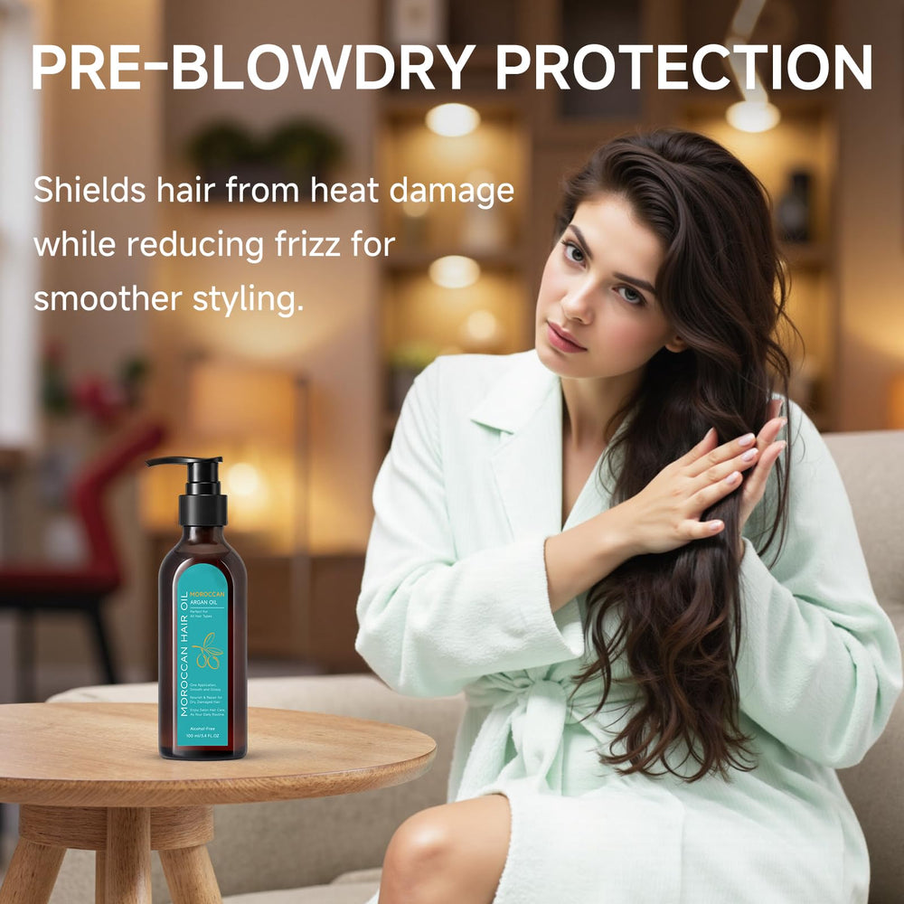 Outccogo Moroccan Argan Oil can be mixed with conditioner for extra hydration.