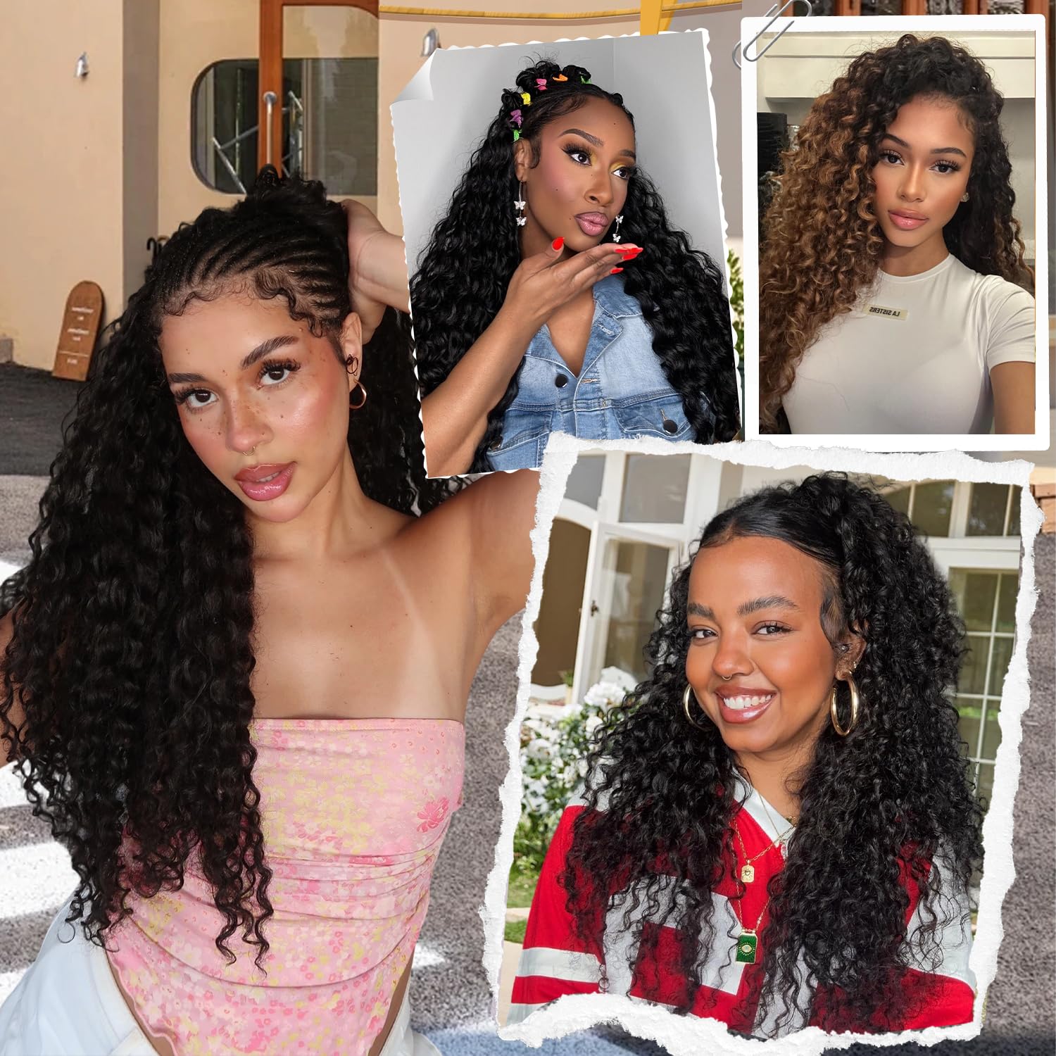 Outernice Crochet hair for parties, cosplay, weddings and daily wear