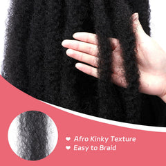 Outernice Marley twist 24inch Afro kinky twist showcases bold texture
