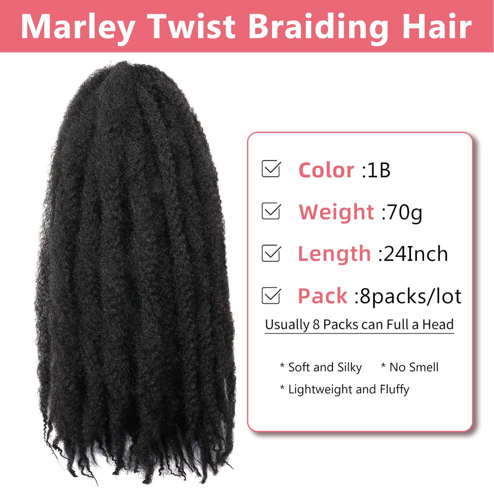 Outernice Marley twist 24inch Cuban twist style demonstrates versatility