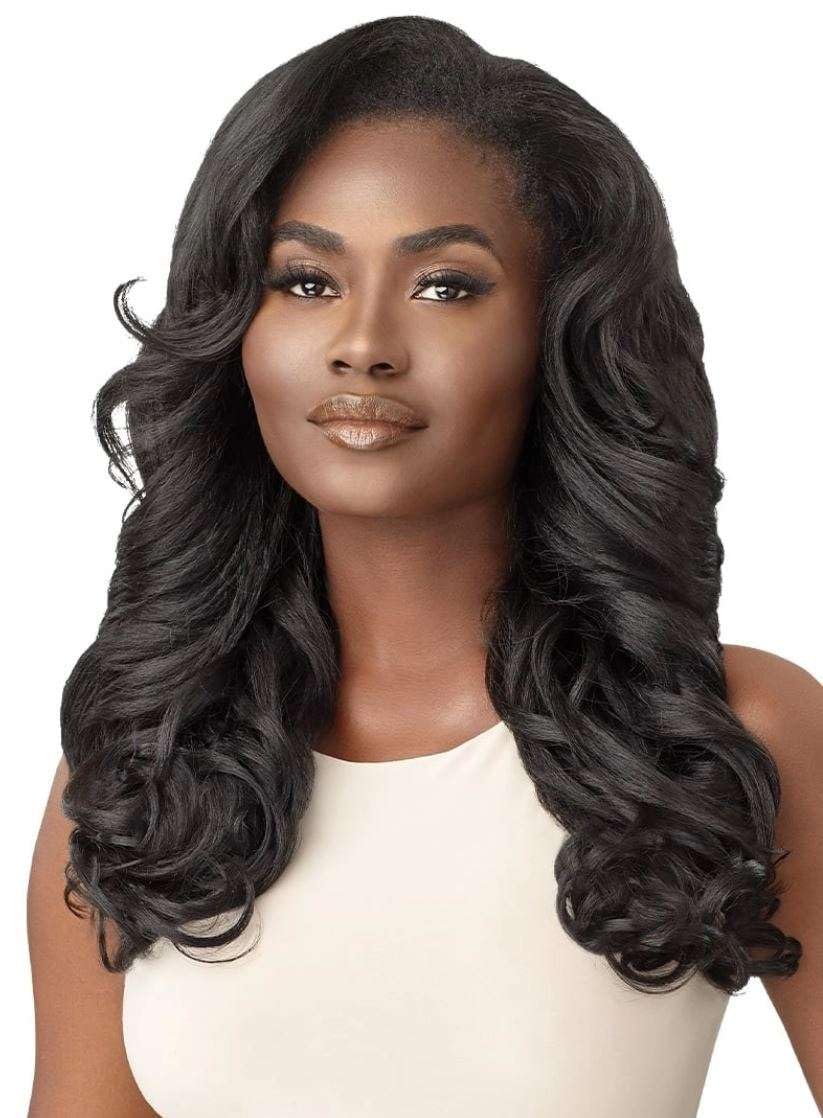 Outre NEESHA H304 half wig cap lays flat with less leave-out