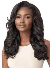 Outre NEESHA H304 half wig cap lays flat with less leave-out