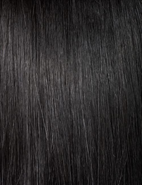 Outre Quick Weave Peruvian-1 back view showcases light styling and easy maintenance.