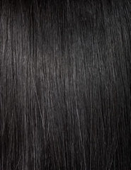 Outre Quick Weave Peruvian-1 back view showcases light styling and easy maintenance.