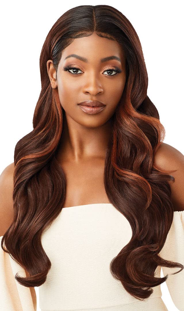 Outre SERAPHINE hairline detail showing pre-plucked edges for blending.