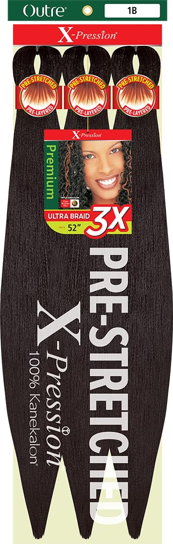 Outre X-pression Braid 52-inch quick-install demo for efficient styling sessions.