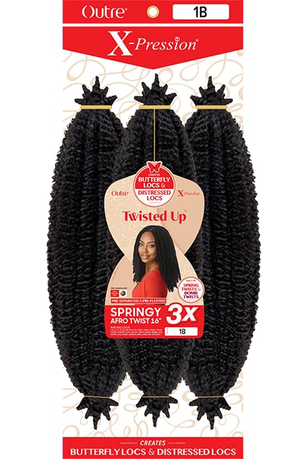 Outre X-Pression Twisted Up 16in 3x Pack soft texture for comfortable wear