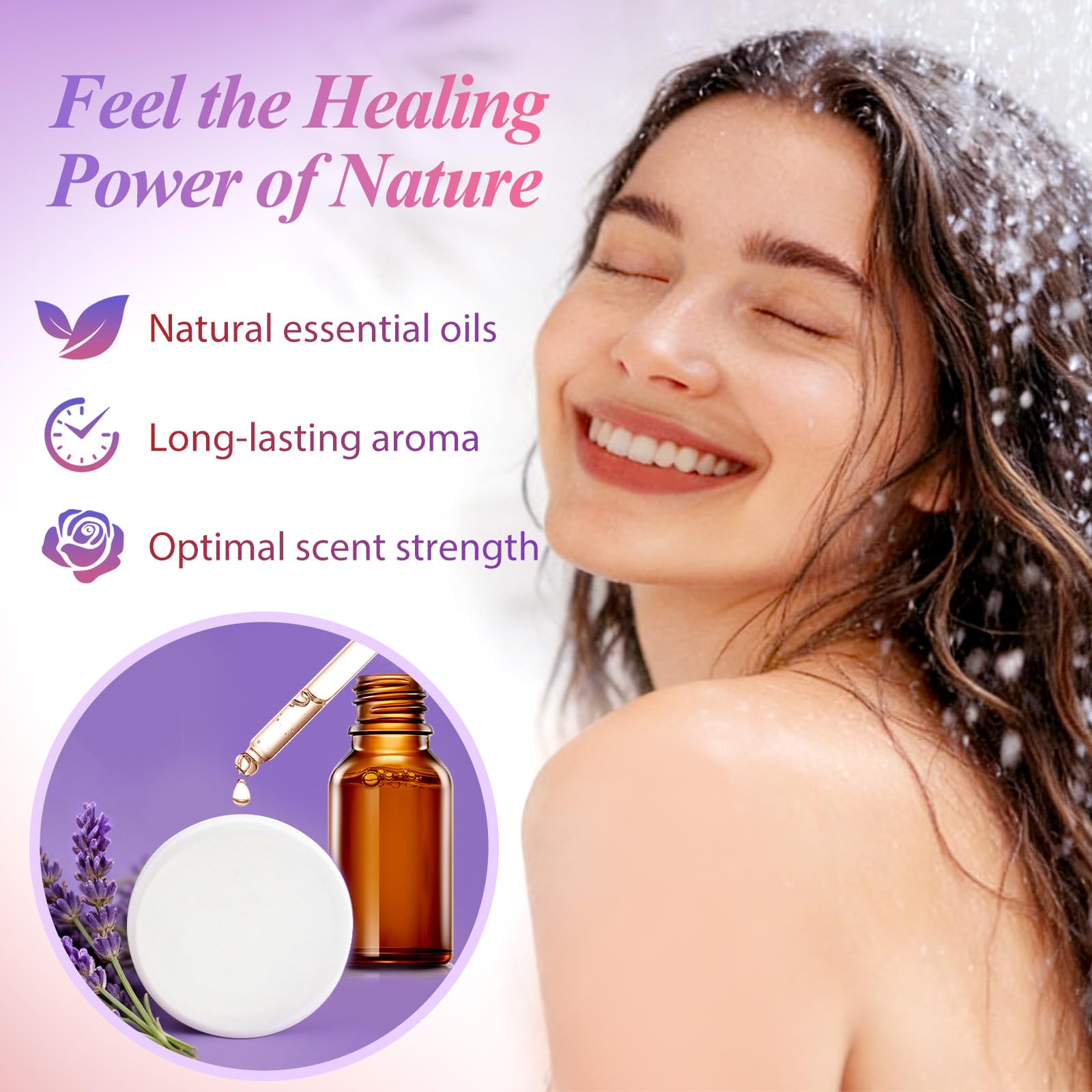 Conjunto de 18 bombas con aroma natural para ducha diaria