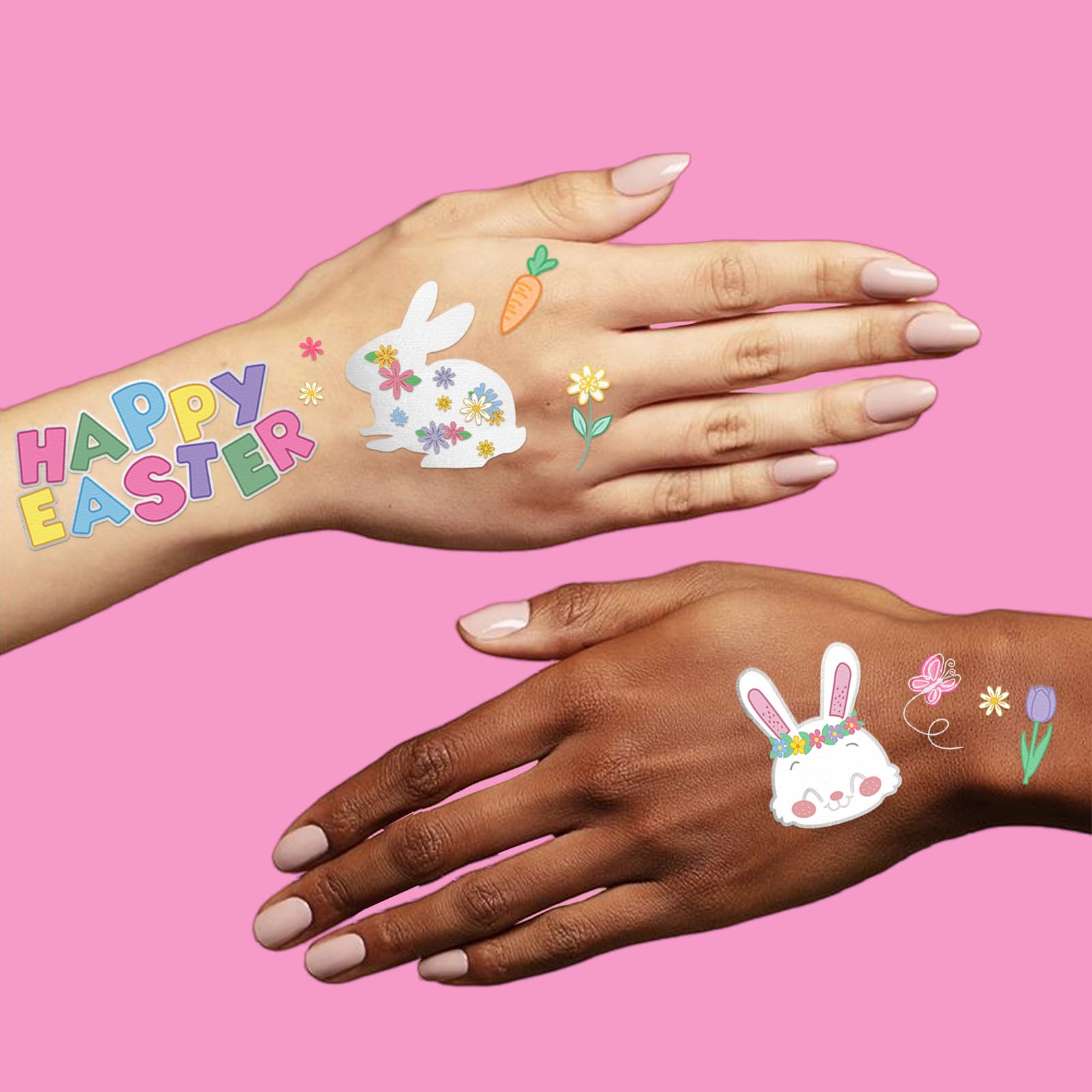 Tatuajes Ovasorve para recompensas en clase de Pascua.