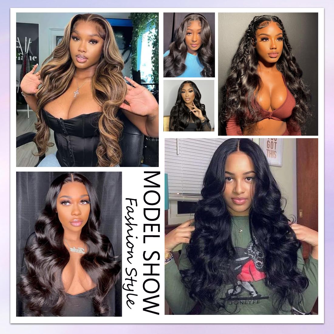 OVEOOZ body wave cap close-up - breathable, secure fit