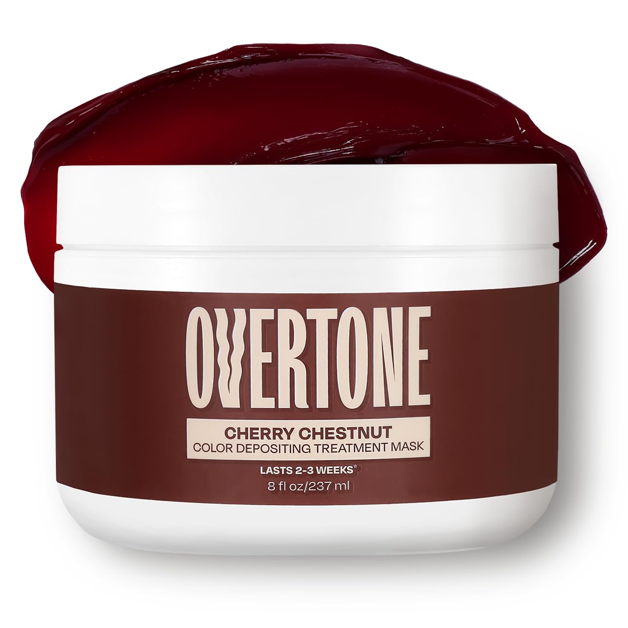 Overtone Cherry Chestnut bottle pour for at-home color application