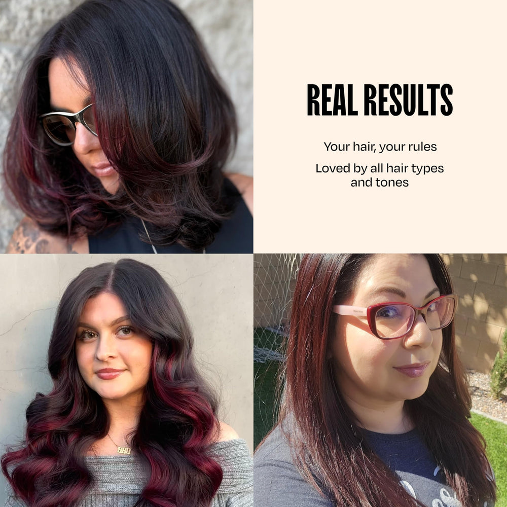 Overtone Cherry Chestnut paraben- and sulfate-free hair mask