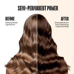 Overtone Chocolate Brown jar close-up highlighting creamy conditioning consistency.