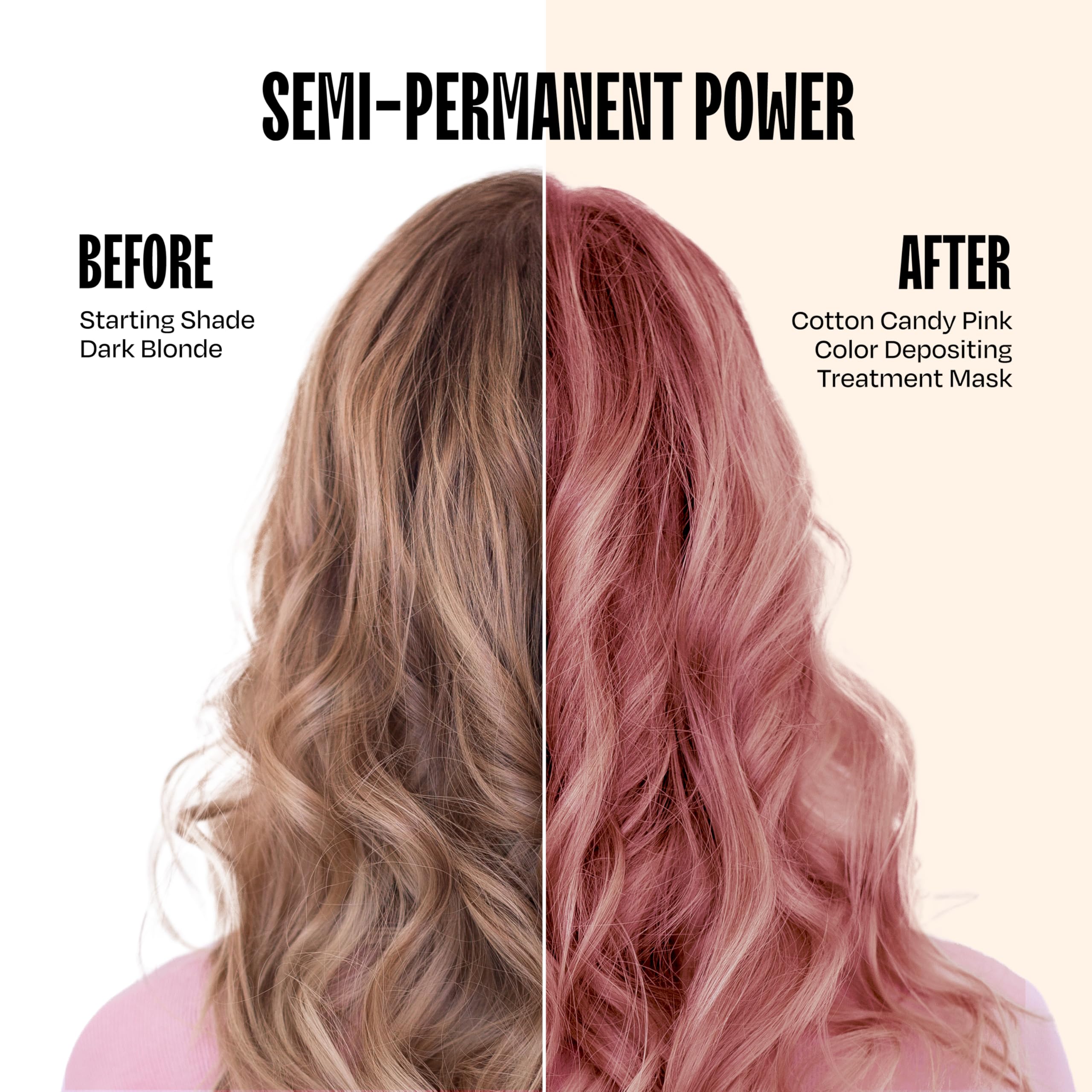 Overtone label close-up highlighting vegan, cruelty-free color deposit.