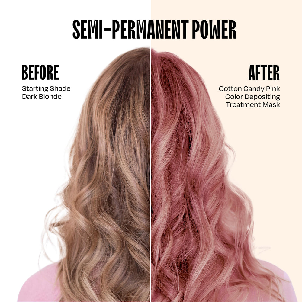 Overtone label close-up highlighting vegan, cruelty-free color deposit.