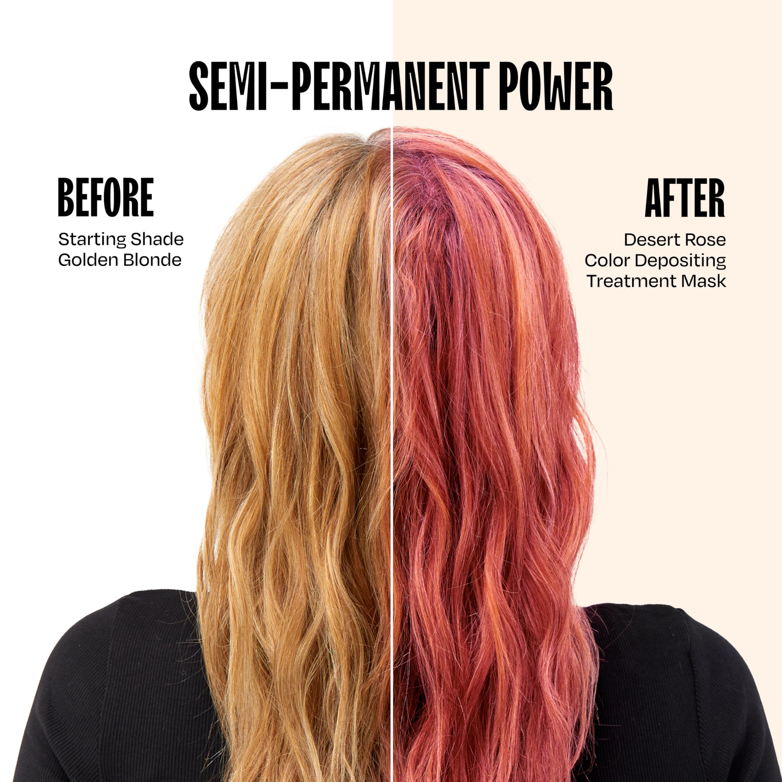 Overtone Desert Rose application step demonstrates ten to fifteen minute treatment